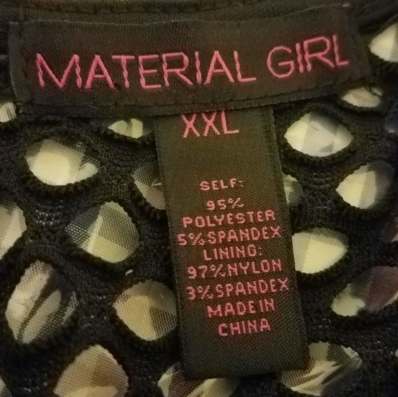 Material Girl - Net Dress - Black - Picture 3 of 4